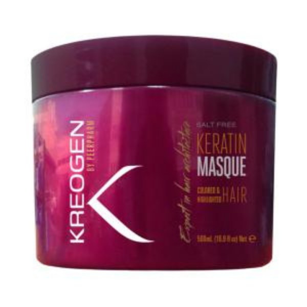 KREOGEN Masque KÉRATINE Cheveux Colorés et Dévitalisés 500ml