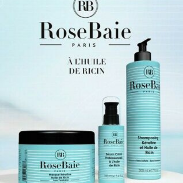 RoseBaie Masque Kératine & Huile de Ricin 500ml