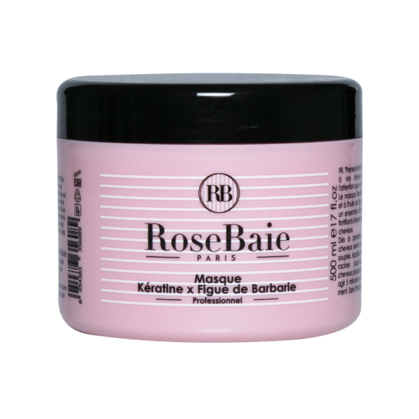 RoseBaie Masque kératine & huile de figue de Barbarie 500ml