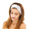 Bandeau maquillage blanc velcro