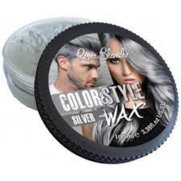 Cire colorante Color&Style Wax Silver Renée Blanche 100ml