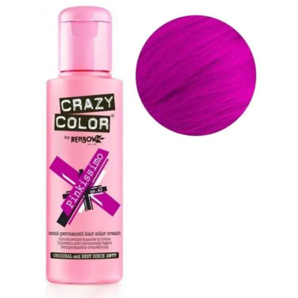 Coloration Pinkissimo n°42 semi-permanente CRAZY COLOR 100ml