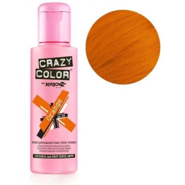 Coloration Orange n°60 semi-permanente CRAZY COLOR 100ml