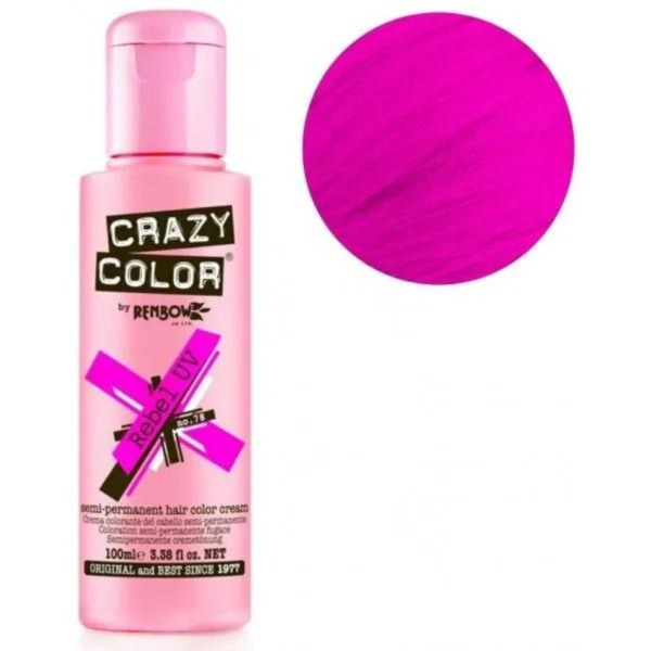 Coloration Rose Neo Rebel n°78 semi-permanente CRAZY COLOR 100ml