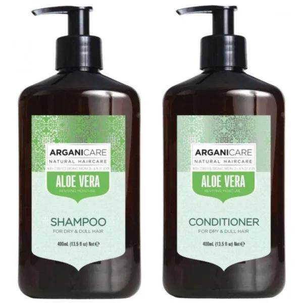 ARGANICARE Coffret Shampooing + Après-shampooing Aleo Vera