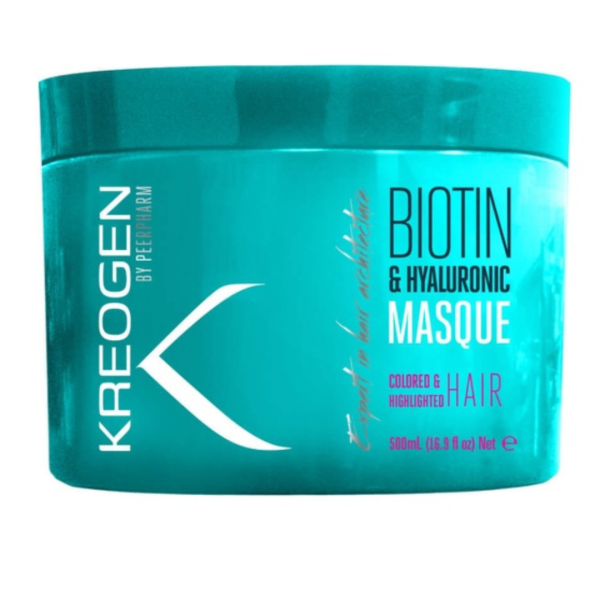 KREOGEN Masque Biotine Cheveux colorés 500ml