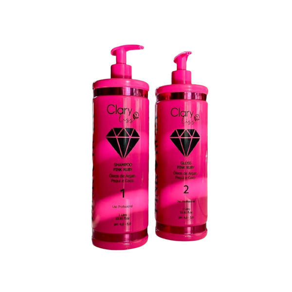 Kit Lissage Clary Liss PINK RUBY 2x1000ml