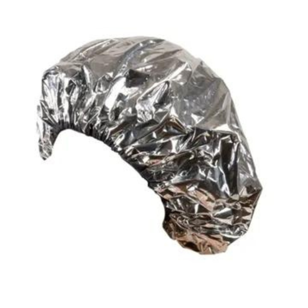 Bonnet doré pour traitement thermothérapeutique