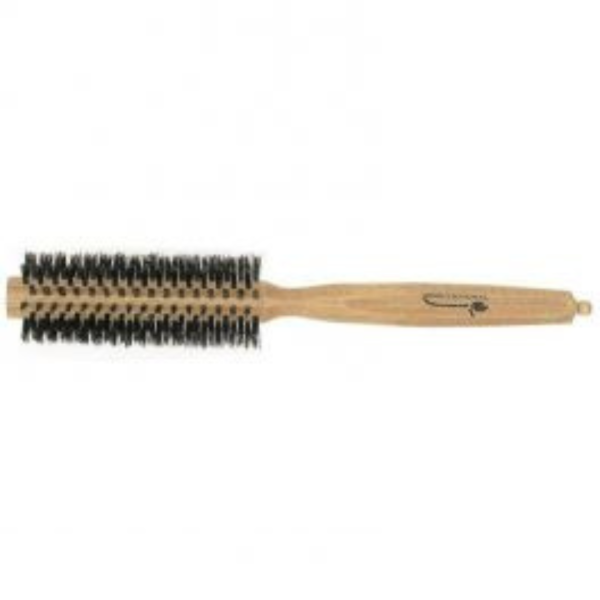 Brosse à cheveux en bois diamètre 40mm poils de sanglier