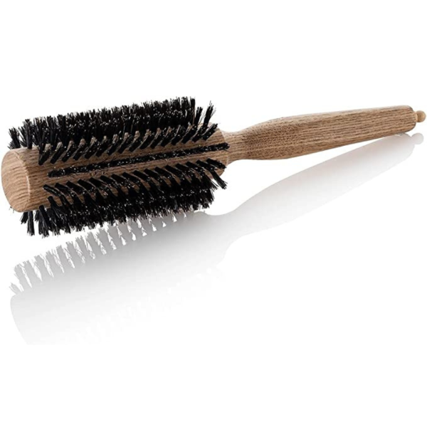 Brosse à cheveux en bois diamètre 55mm poils de sanglier