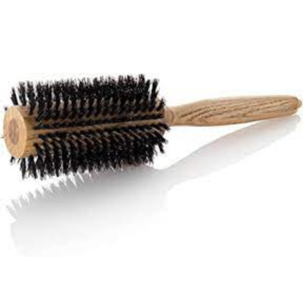 Brosse à cheveux en bois diamètre 60mm poils de sanglier