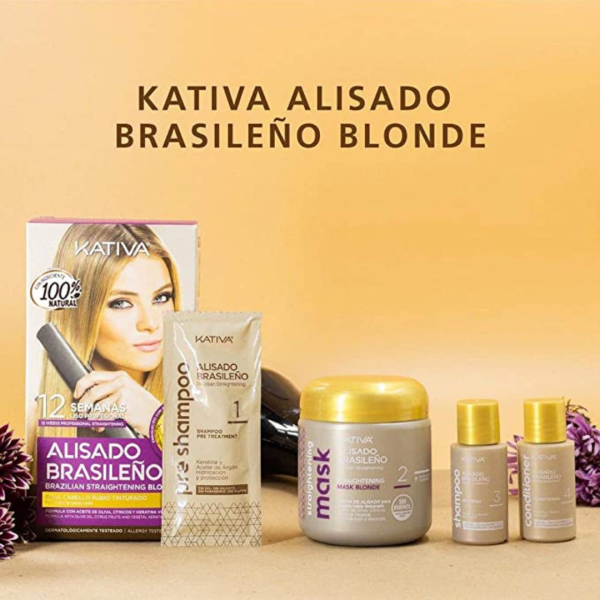 Kit Lissage Brésilien Pro Blonde KATIVA