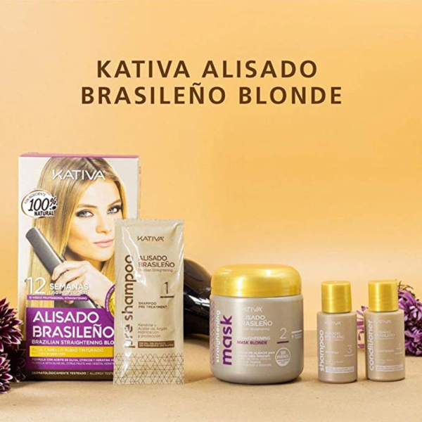 Kit Lissage Br Silien Pro Blonde Kativa