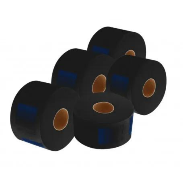 Lot de 5 rouleaux de 100 col crêpe noir