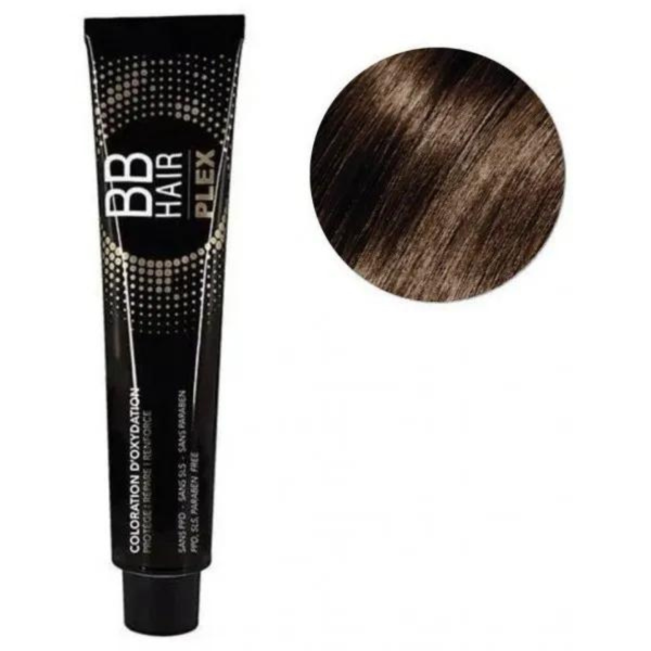 Générik Coloration d'oxydation BBHair Plex 4.15 Chatain Cendré Acajou 100ml