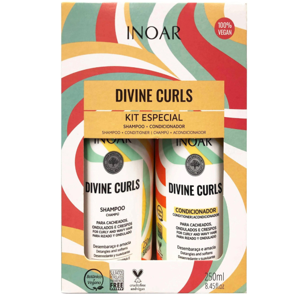 Inoar Divine Curls Kit Duo (2x250ml)