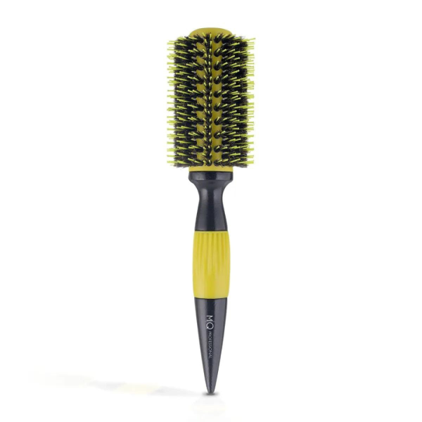 Brosse ronde céramique jaune MQ