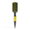 Brosse ronde céramique jaune MQ