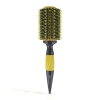 Brosse ronde céramique jaune MQ