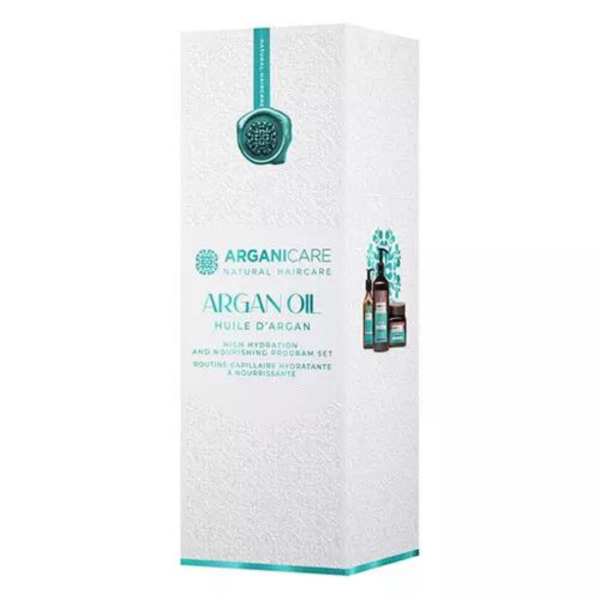 Coffret Argan ,cheveux secs et abimés Arganicare