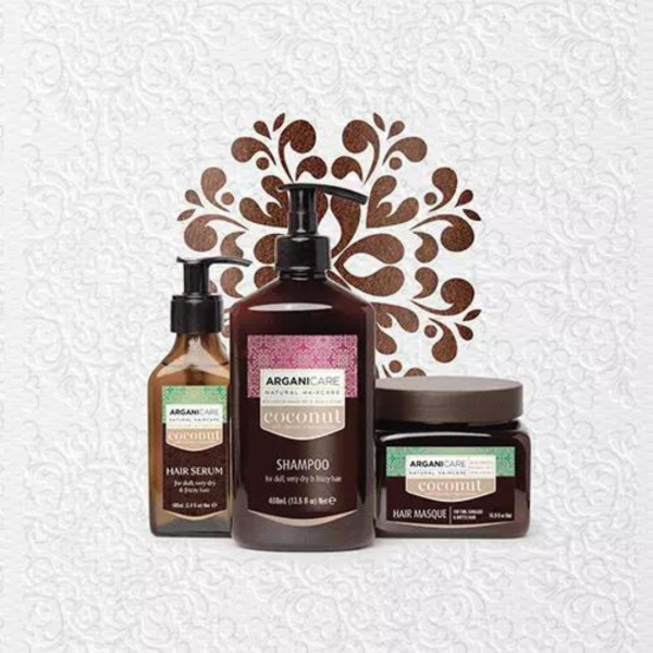 Coffret coco Shampooing + Masque + Sérum Arganicare