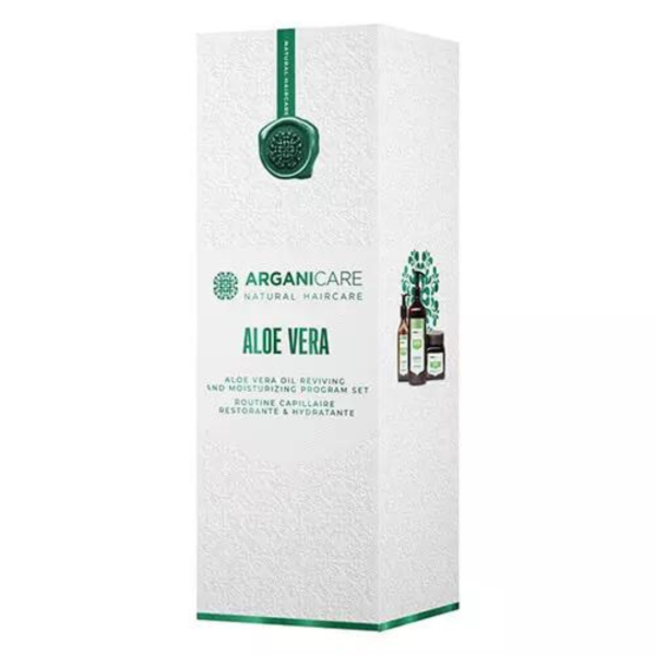 Coffret Aloe vera Shampooing + Masque + Sérum Arganicare