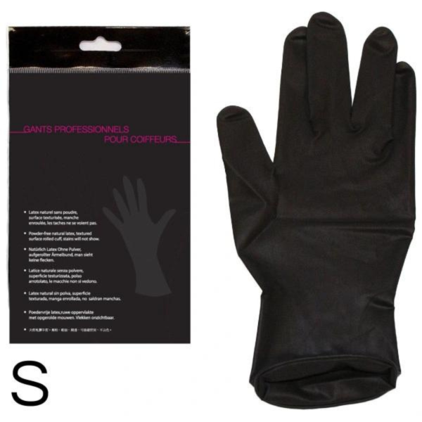 Gants Latex Noir Réutilisables Small