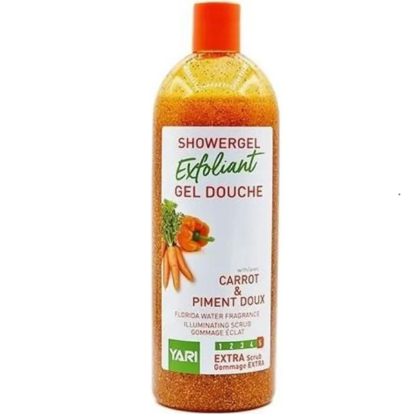 Yari Exfoliant Gel Douche à la Carrot & Piment Doux 1000ml