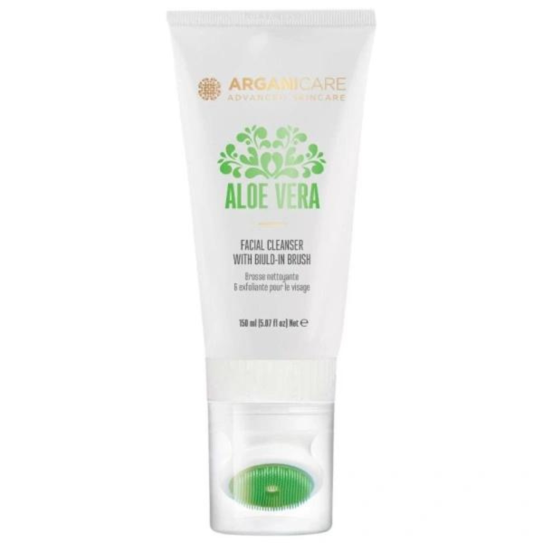Nettoyant visage avec brosse Aloe Vera Arganicare 150 ml