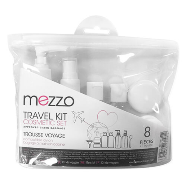 Kit de voyage 4 Flacons + 2 Pots MEZZO