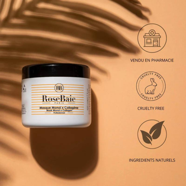 RoseBaie Masque Monoï & Collagène 500ml