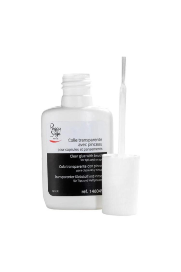Colle transparente pour capsules et pansements avec pinceau 14,17g PEGGY SAGE