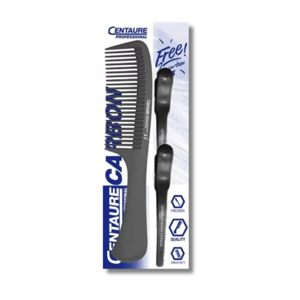 Peigne Carbon Rateau + 2 pinces CENTAURE