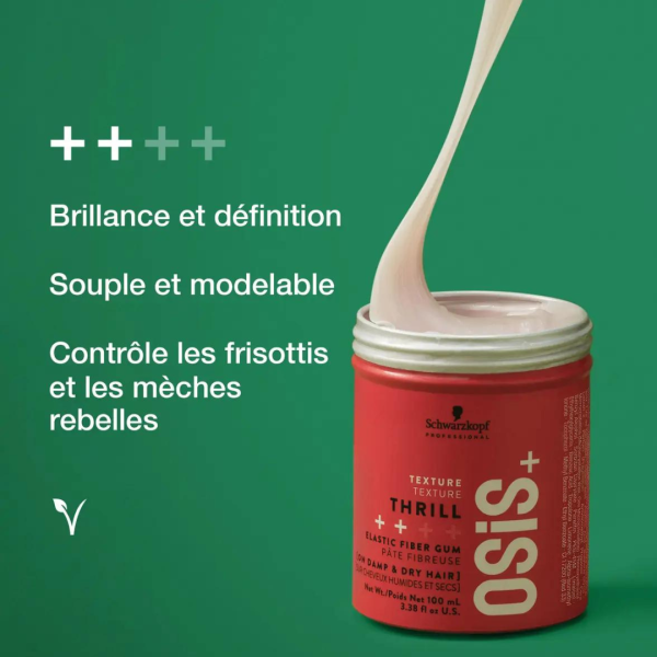 Osis+ Pâte fibreuse Thrill Schwarzkopf 100ml