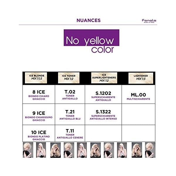 NO YELLOW Coloration anti-jaunissement 9 Ice 100ml