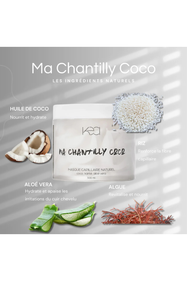 Masque ultra-nourrissant - Ma chantilly coco - 300ml KEA