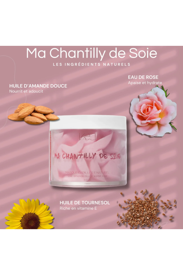 Masque sublimant - Ma chantilly de soie - 300ml KEA