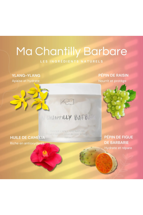 Masque réparateur - Ma chantilly barbare - 300ml KEA